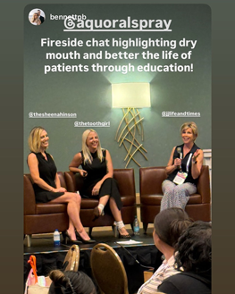 Fireside chat at ADHA25 with Melissa Turner and Sheena Hinsen
