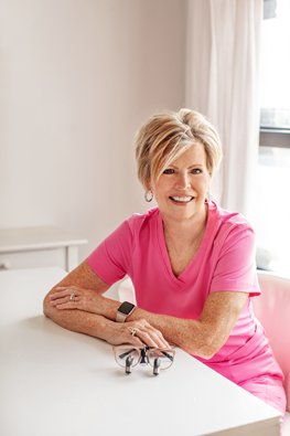 Jo Anne Jones desk scrubs